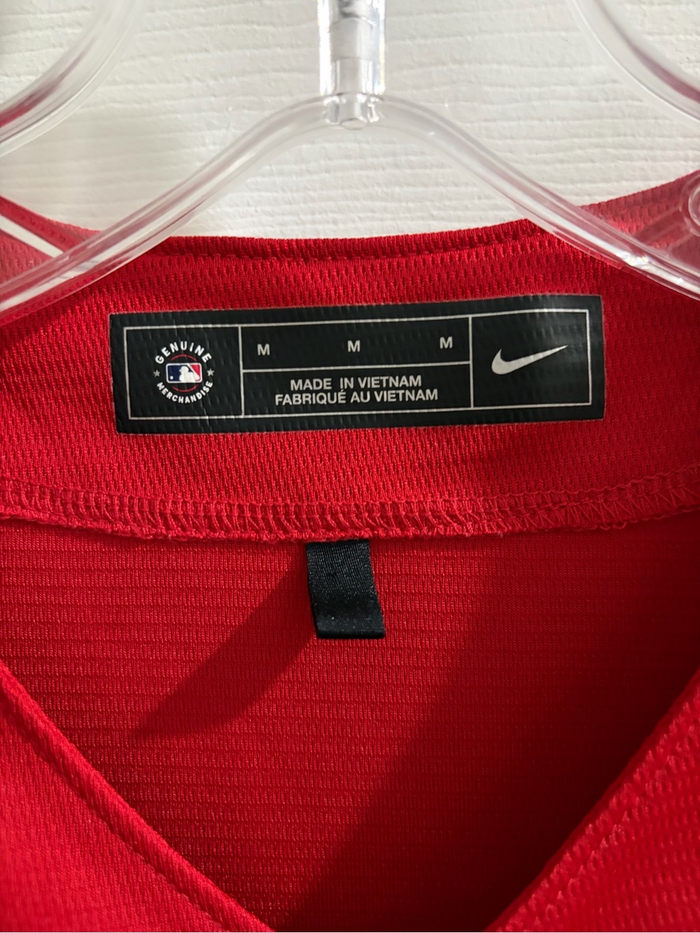 Nike Red Texas Rangers Alternate Athletic Jersey Top - Picture 2 of 5